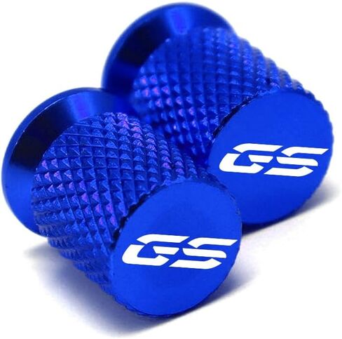 IZX for BMW R1200GS R1250GS F900GS R1300GS F850GS F800GS F750GS F700GS F650GS R1100GS R1150GS G310GS G650GS Accessories Motorcycle Aluminum Wheel Tire Valve Caps (Blue) in Kuwait