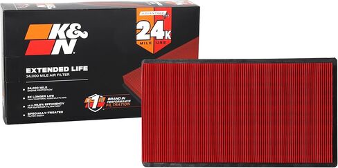 K&N Engine Air Filter: Long Life 18,000 Mile Replacement Air Filter: Compatible with 2007-2025 Ford/Lincoln/Mazda/Mercury: Vehicle Models (See Description for Select Models), KNA-2395 in Kuwait