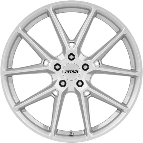 بنزين PE002 P1E 20x8.5 5x108 +40 ملم حافة عجلة فضية 20 بوصة PE002SX20854540 in Saudi Arabia