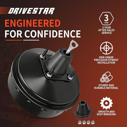DRIVESTAR 54-74821 معزز فرامل الطاقة بدون أسطوانة رئيسية، لبويك رينييه، لسيارة شيفروليه SSR تريل بليزر EXT، لسيارة GMC Envoy XL XUV، لسيارة Isuzu Ascender، لسيارة Oldsmobile Bravada، لـ 9-7x in Saudi Arabia