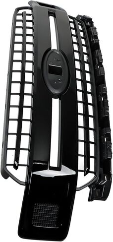 munirater Front Bumper Radiator Grille Assembly Glossy Black with Base Rail Replacement for 2018-2020 F150 Pickup 4-Door JL3Z8200 in Kuwait