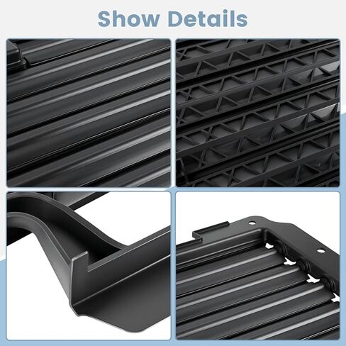 Active Grille Shutter Assembly Compatible with Tahoe/Suburban/Cadillac Escalade/GMC Yukon XL/Denali 2017-2020 Air Intake Shutter W/Motor Replacement for 84378163 in Saudi Arabia