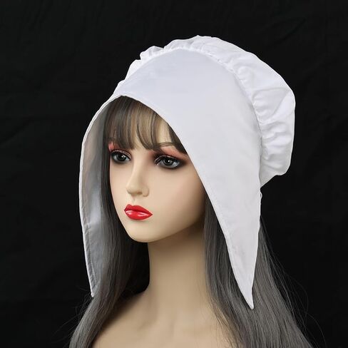 قبعة GRACEART للسيدات من الفلاحين الأميش، قبعة Prairie للنساء من Pioneer Colonial Bonnet in Saudi Arabia