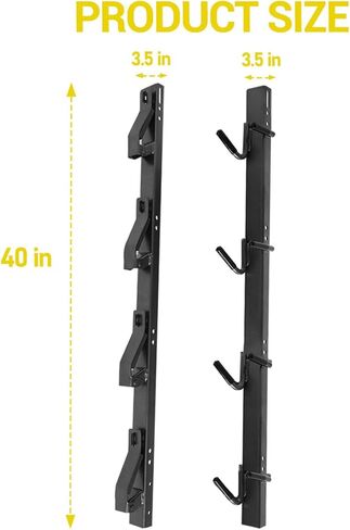 4-Place Weed Eater Racks for Open & Enclosed Trailers: Heavy-Duty Trimmer Rack w/Extension Grip Handle – Bolt-On 4-Pack in Kuwait