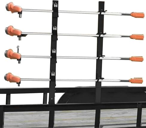4-Place Weed Eater Racks for Open & Enclosed Trailers: Heavy-Duty Trimmer Rack w/Extension Grip Handle – Bolt-On 4-Pack in Kuwait