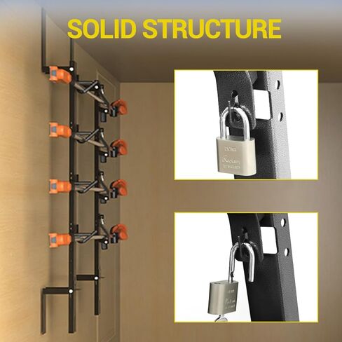 4-Place Weed Eater Racks for Open & Enclosed Trailers: Heavy-Duty Trimmer Rack w/Extension Grip Handle – Bolt-On 4-Pack in Kuwait