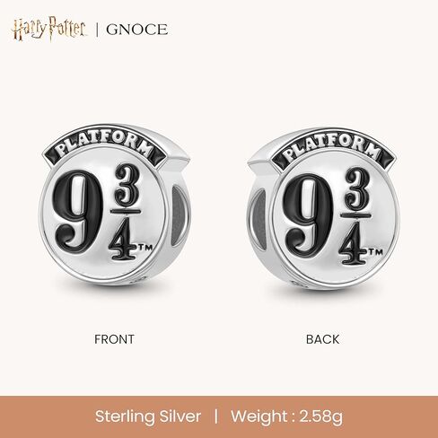 GNOCE Harry Potter Platform 9 ¾ سوار ساحر للنساء، S925 فضة استرليني متدلية ساحرة للنساء الزوجة، عيد الحب، مجوهرات عيد الأم in Saudi Arabia