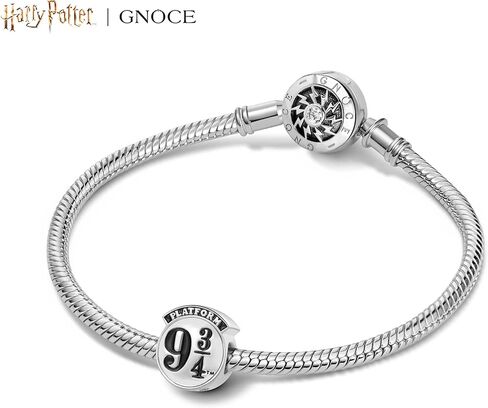 GNOCE Harry Potter Platform 9 ¾ سوار ساحر للنساء، S925 فضة استرليني متدلية ساحرة للنساء الزوجة، عيد الحب، مجوهرات عيد الأم in Saudi Arabia