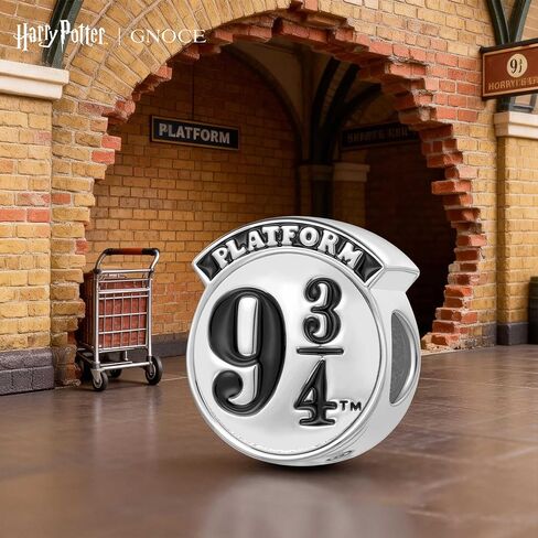 GNOCE Harry Potter Platform 9 ¾ سوار ساحر للنساء، S925 فضة استرليني متدلية ساحرة للنساء الزوجة، عيد الحب، مجوهرات عيد الأم in Saudi Arabia