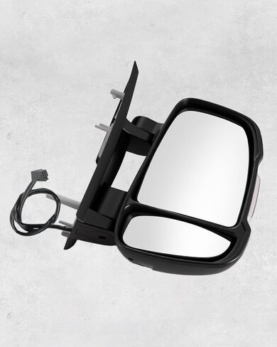مرآة الجانب الأيمن للركاب لسيارة Dodge Ram ProMaster 1500 2500 3500 2014-2023، مرآة قابلة للطي يدويًا مع ضوء إشارة الانعطاف LED، استبدال يناسب CH1321417 in Saudi Arabia
