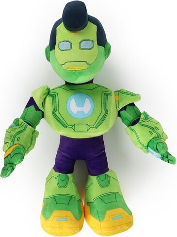 Jay Franco Marvel Kids Plush Pillow Buddy - Ultra-Soft Stuffed Plushie & Cozy Pillow, Official Licensed Product, Red - Iron Man and His Awesome Friends, 16.5 Inches in Saudi Arabia