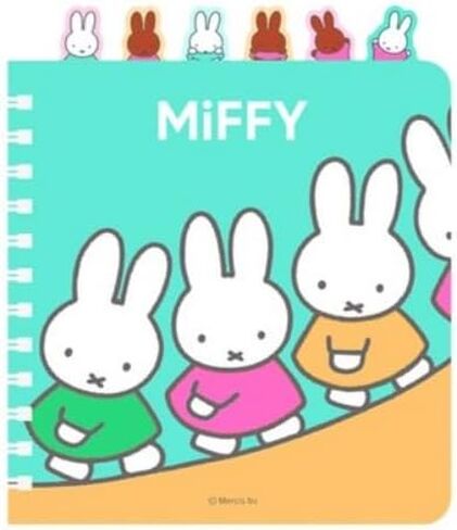 Cute Kitty Melody Ruled Spiral Notebook Diary Planner 6 x 6.5 In, 6 Dividers Index Tabs, About 90 Sheets (Purple) in Kuwait