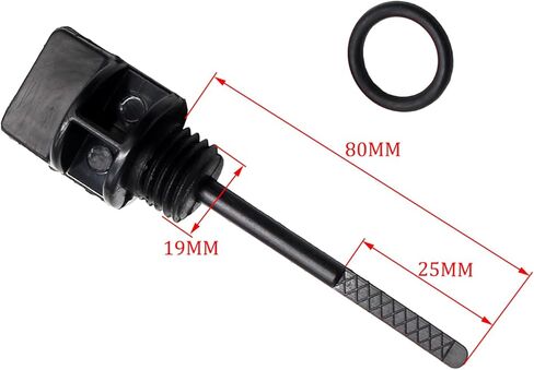 Oil Dip Stick for 50cc 139QMB 152QMI 157QMJ & 125c150cc GY6 Scooter ATV Kart with O Ring Gasket in Kuwait
