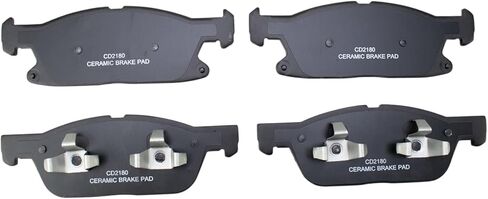 Front and Rear Brake Pad Set Ceramic Hardware Compatible with 2019-2021 Ford Edge 2019-2020 Lincoln Nautilus in Saudi Arabia
