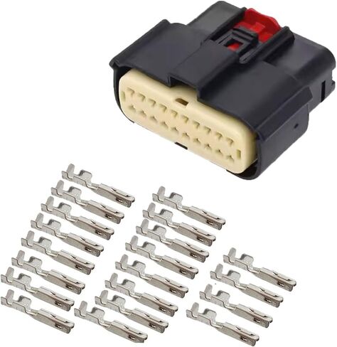 Automotive Cable Connector Molex 20-Pin Waterproof 33472-2001 33482-2001 Male/Female Plug Adapter & Socket Housing with Terminals (Female) in Saudi Arabia