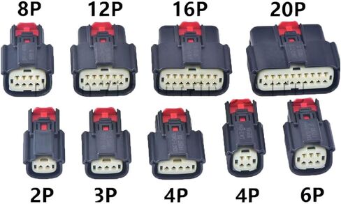 Automotive Cable Connector Molex 20-Pin Waterproof 33472-2001 33482-2001 Male/Female Plug Adapter & Socket Housing with Terminals (Female) in Saudi Arabia