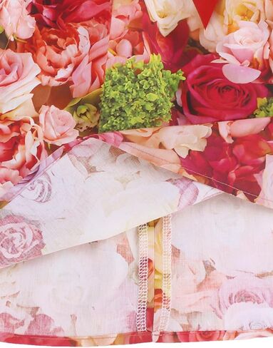 فستان للأطفال الصغار فساتين صيفية زهرية للفتيات، E91A، 3-4 سنوات (مقاس 110) in Kuwait