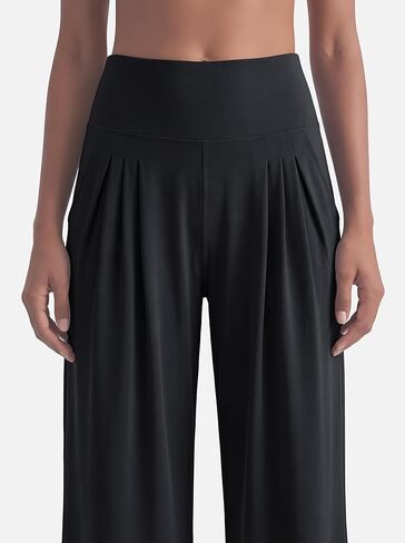 Sunzel Wide Straight Leg Yoga Pants for Women High Waisted Comfy Loose Pants Lounge Casual Soft Trousers with Pockets in Saudi Arabia