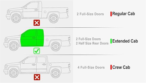 Tuxtreme Running Boards 6in Black Compatible with Chevy Colorado GMC Canyon 2004-2012 Extended Cab Stainless Steel (Nerf Bars Side Steps Side Bars) in Kuwait