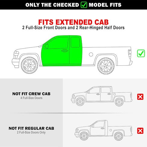 Tuxtreme Running Boards 6in Black Compatible with Chevy Colorado GMC Canyon 2004-2012 Extended Cab Stainless Steel (Nerf Bars Side Steps Side Bars) in Kuwait