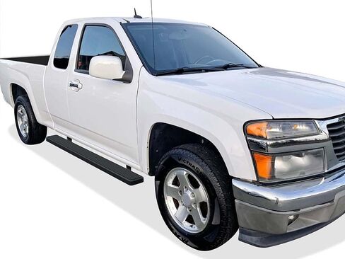 Tuxtreme Running Boards 6in Black Compatible with Chevy Colorado GMC Canyon 2004-2012 Extended Cab Stainless Steel (Nerf Bars Side Steps Side Bars) in Kuwait