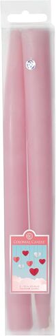 Colonial Candle Unscented Taper Candle, Hand-Dipped, Drip-Less & Smokeless, Premium Wax with Cotton Wick, Multi, 12 in, 4 pk in Saudi Arabia