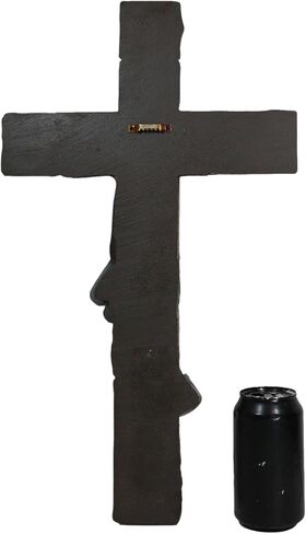 Ebros Gift Large Patriotic Men In Blue Police Officer Badge With Eagle And Gun In Holster Peace Hope Grace Wall Cross Plaque Decor Sculpture 20" H in Saudi Arabia