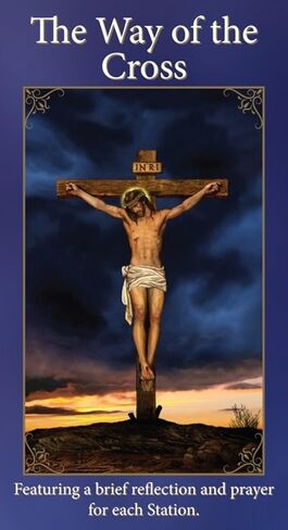 Christian Brands The Way of The Cross Holy Card Pamplet with Reflections and Prayers, Pack of 100 in Saudi Arabia