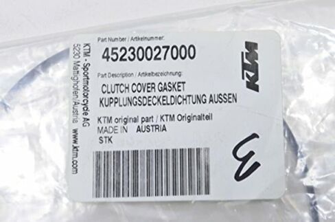 Ktm Genuine Clutch Cover Gasket - 45230027000 in Saudi Arabia