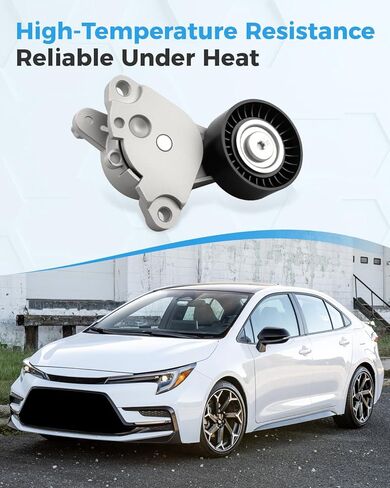 شداد الحزام 16620-0T040 مناسب لسيارة Toyota Corolla 1.8L 2020 2021 2022، مجموعة بكرة شداد المحرك الأفعواني in Saudi Arabia