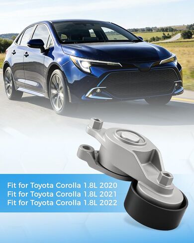 شداد الحزام 16620-0T040 مناسب لسيارة Toyota Corolla 1.8L 2020 2021 2022، مجموعة بكرة شداد المحرك الأفعواني in Saudi Arabia