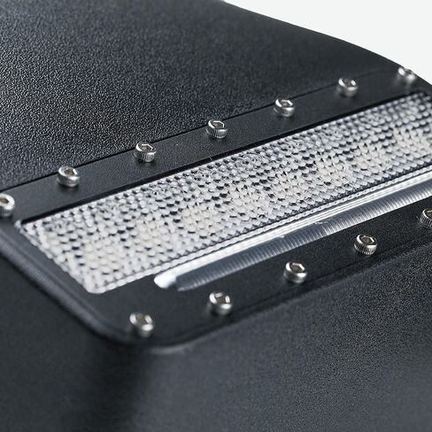 مرآة جانبية LED بعدسات دخانية من Xprite مع أضواء موضعية بيضاء وأضواء إشارة الانعطاف الكهرمانية متوافقة مع سيارة جيب رانجلر JK JKU 2007-2018 in Saudi Arabia