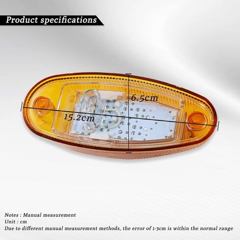 Side Turn Signal Marker Light Amber corner lights Assembly Fit for International Prostar Truck 2 PCS in Saudi Arabia