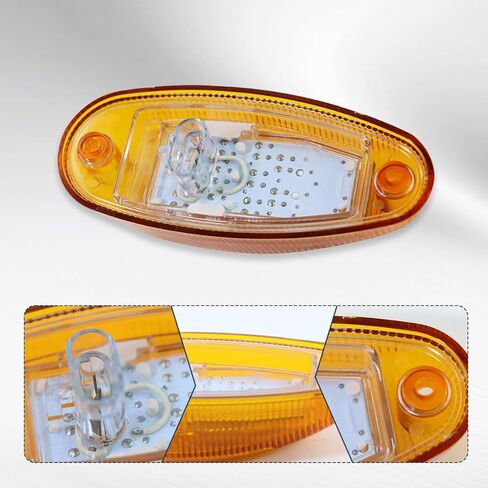 Side Turn Signal Marker Light Amber corner lights Assembly Fit for International Prostar Truck 2 PCS in Saudi Arabia