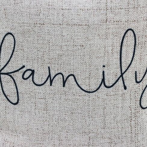 Paris Loft Weighted Fabric Door Stop with 'Family' Saying - Black, 4 lbs, 7.8 x 4.75 x 9 inches in Kuwait