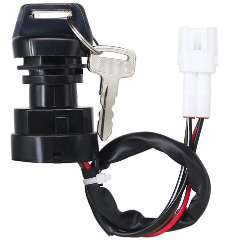 Ignition Key Switch Aftermarket Parts Fit for Yamaha Big Bear 350 2x4 4X4 96-99 YFM 350 Moto 4 95 YFM350 Warrior 350 96-01 YFM350 Wolverine 350 95-01 YFZ350 Banshee 350 95-01. in Saudi Arabia