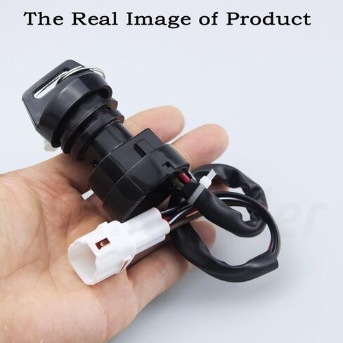Ignition Key Switch Aftermarket Parts Fit for Yamaha Big Bear 350 2x4 4X4 96-99 YFM 350 Moto 4 95 YFM350 Warrior 350 96-01 YFM350 Wolverine 350 95-01 YFZ350 Banshee 350 95-01. in Saudi Arabia