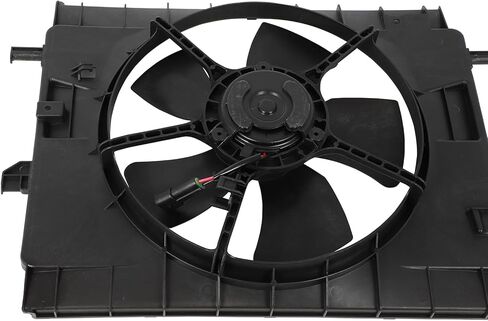 Radiator Cooling Fan Assembly Compatible with 2006-2011 for Chevrolet for HHR 2.2L 2006-2011 for Chevrolet for HHR 2.4L, Black Radiator Fan Direct Fit Replacement for Engine Cooling Fan in Saudi Arabia