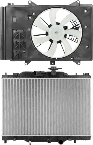 Radiator Cooling Fan Assembly Compatible with 2016-2019 for Mazda for CX-3 2.0L,Radiator Fan Direct Fit Replacement for Engine Cooling Fan & Radiator in Saudi Arabia