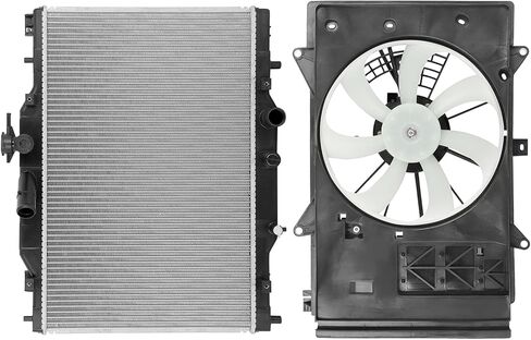 Radiator Cooling Fan Assembly Compatible with 2016-2019 for Mazda for CX-3 2.0L,Radiator Fan Direct Fit Replacement for Engine Cooling Fan & Radiator in Saudi Arabia