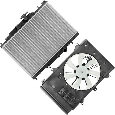 Radiator Cooling Fan Assembly Compatible with 2016-2019 for Mazda for CX-3 2.0L,Radiator Fan Direct Fit Replacement for Engine Cooling Fan & Radiator in Saudi Arabia