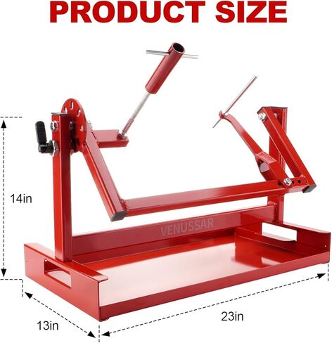 Motorcycle Engine Stand, for 2 Stroke or 4 Stroke Vertical-Type Single Cylinder Engines, Engine Stand for Motorcycle, ATV, Dirt Bike(Red) in Kuwait