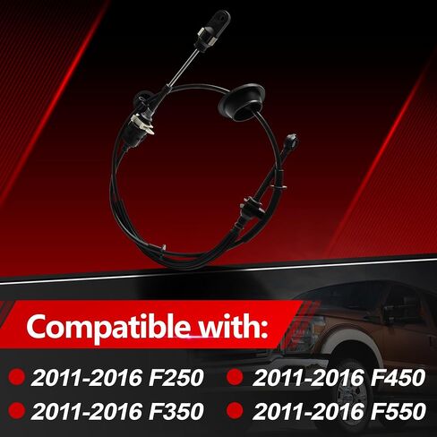 905-667 كابل ناقل الحركة الأوتوماتيكي يناسب 2011-2016 F250 F350 F450 F550 Super Duty A/T Range Lever Shift Control Cable استبدال رقم الجزء BC3P7E395AB DC3Z7E395A in Saudi Arabia