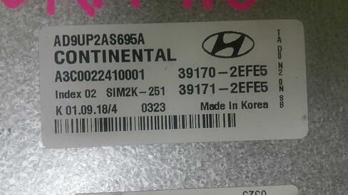 وحدة التحكم في المحرك ECM 2.0L تناسب 19 متوافقة مع Hyundai Elantra 39171-2EFE5 391712EFE5 in Saudi Arabia