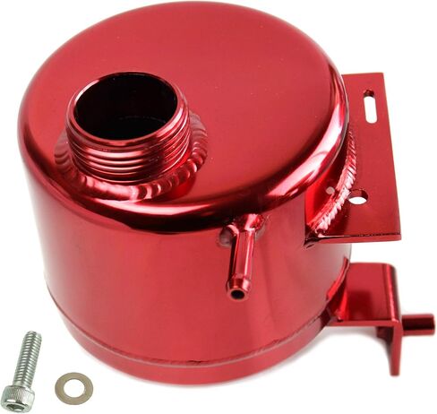 Kuda Moda Red Anodized Aluminum Alloy Coolant Reservoir Expansion Tank Compatible with Mini Cooper S R56 R57 R58 R59 in Saudi Arabia