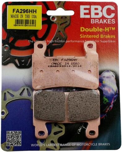 وسادات فرامل معدنية ملبدة مزدوجة H من EBC FA296HH (عبوتين - تكفي دوارتين) in Kuwait