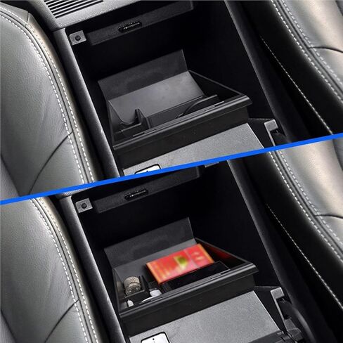 Compatible for Mazda MX-5 NC 2006-2014 MX5 Miata Roadster Center Console Armrest Storage Box Tray Tidying Accessories Black in Saudi Arabia