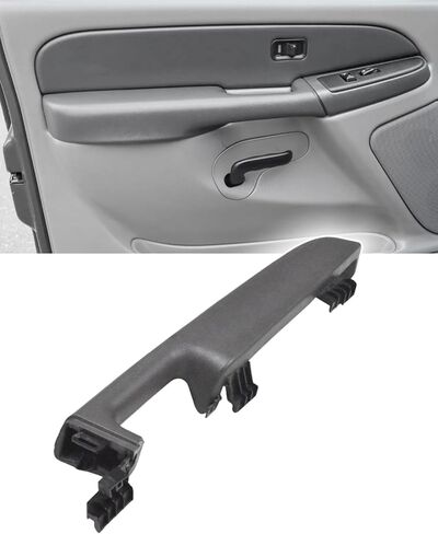 استبدال مقبض مسند الذراع الأمامي للباب الأيسر للسائق متوافق مع 1999-06 Chevy Suburban/Tahoe GMC Yukon/Escalade/Avalanche استبدال # 12472875 (رمادي داكن) in Kuwait