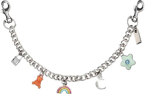 Metal Wallet Chain Keychains Flowers Bag Charms Lock Bear Rainbow Purse Charms Purse Accessories For Women in Kuwait