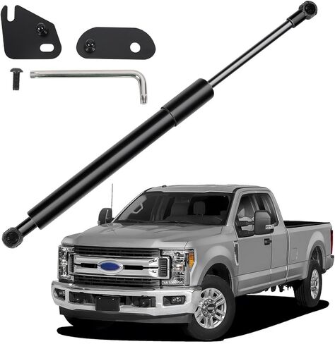 Pickup Tailgate Assist Shock Compatible with 2015-2024 Ford F-150/2017-2024 Ford F-250/350/450, Truck Tail Gate Assist Kit Soft Open for Ford in Kuwait